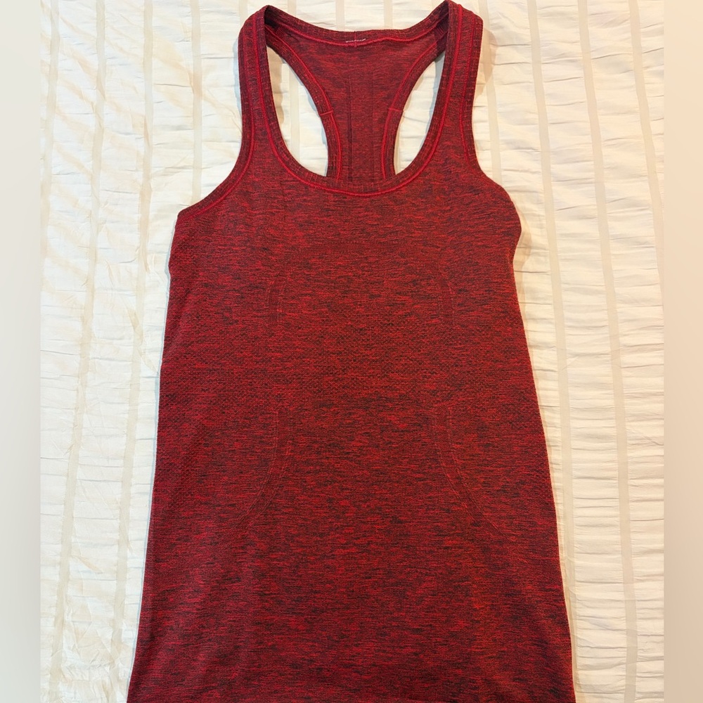 Lululemon Athletica Red Racerback Tank Top